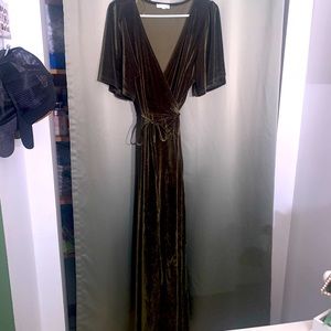 Baltic Born Megan Velvet Wrap Dress